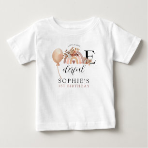 ONEderful Rainbow Girl's Birthday  Baby T-Shirt