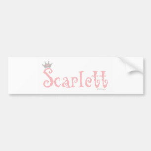ONEderful Scarlett Bumper Sticker