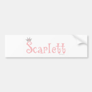 ONEderful Scarlett Bumper Sticker