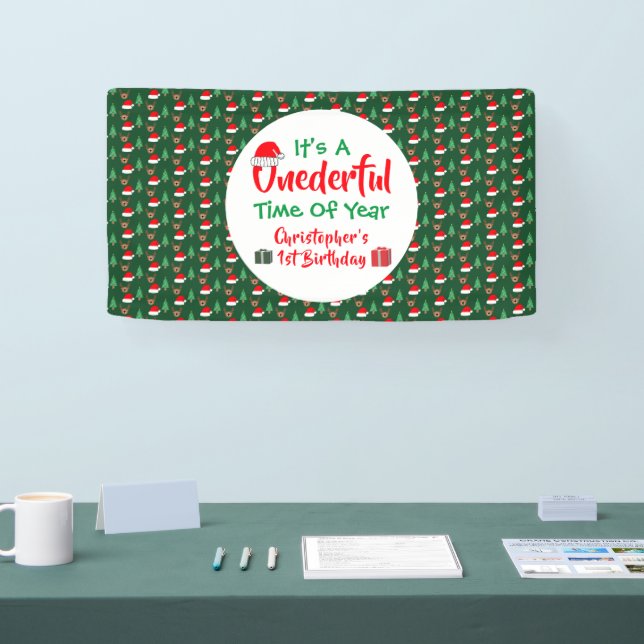 Onederful Year 1st Birthday Banner (Tradeshow)
