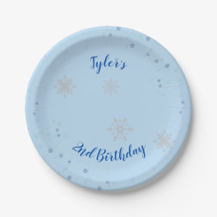 Onederland Boy Party Personalised Plates