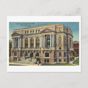 Oneida County Court House in Utica, New York, Postcard