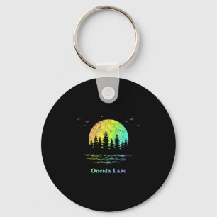 Oneida lake outdoor adventure family vacation key ring