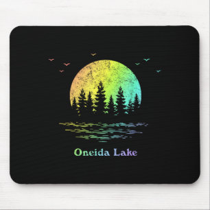 Oneida lake outdoor adventure family vacation mouse mat