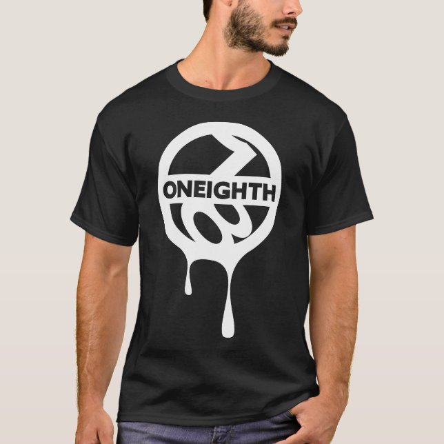 ONEIGHTH Drip Round LOGO original T-Shirt (Front)