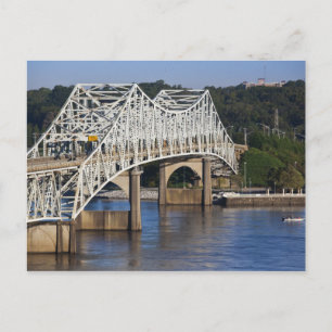 O'Neil Bridge on Tennessee River, Florence, Postcard