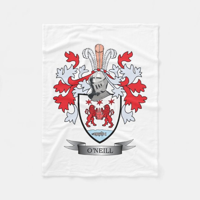 O'Neill Coat of Arms Fleece Blanket (Front)