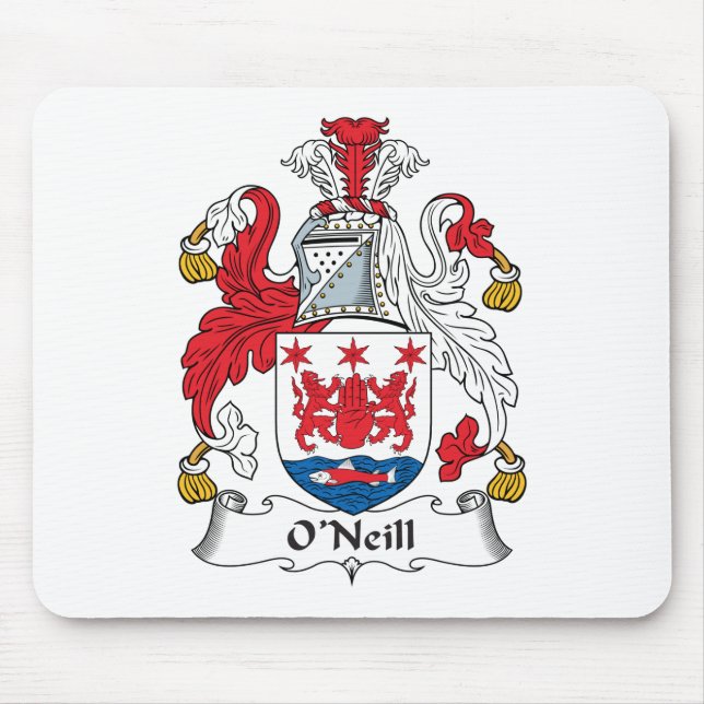 O'Neill Family Crest Mouse Mat (Front)