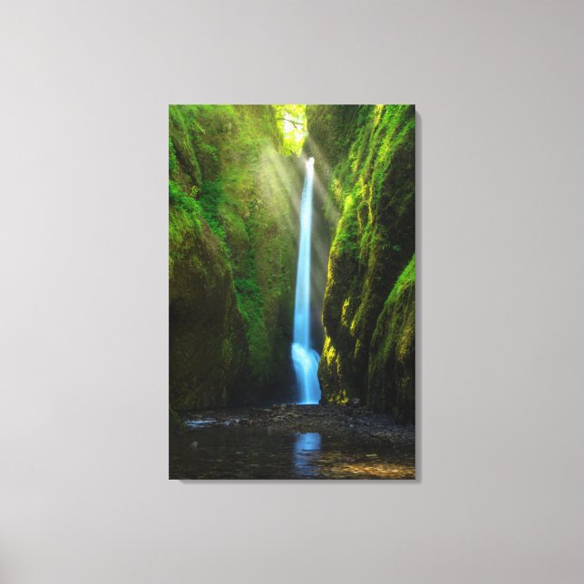 Oneonta Falls Canvas Print (Front)