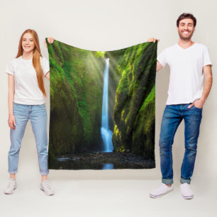 Oneonta Falls Fleece Blanket
