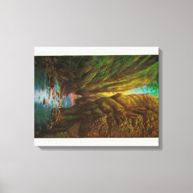 Oneonta Gorge in Columbia River Gorge Canvas Print (Front)