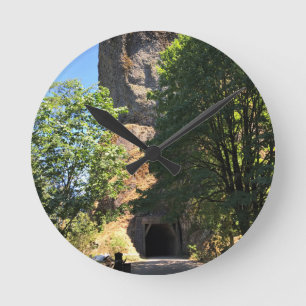 Oneonta Gorge Tunnel, OR Round Clock