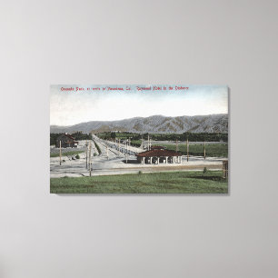 Oneonta Park & Raymond Hotel Canvas Print