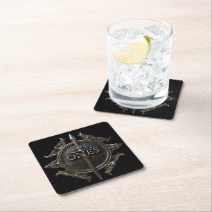 ONEs badge Square Paper Coaster
