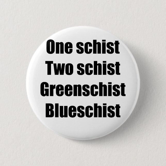 oneschistblack 6 cm round badge (Front)