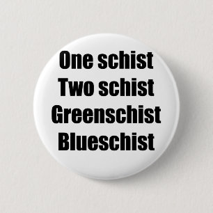 oneschistblack 6 cm round badge