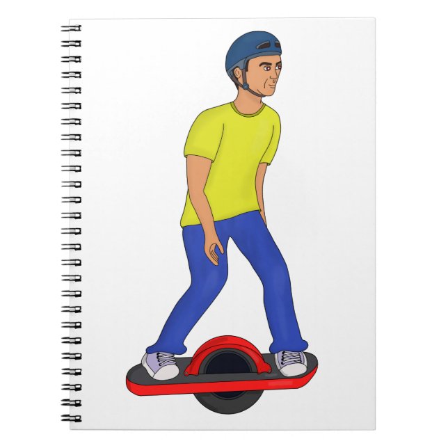 Onewheeling Dude Notebook (Front)