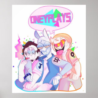 ONEYPLAYS  DINGDONG JULIAN AND ONEYNG  80S VAPOR POSTER