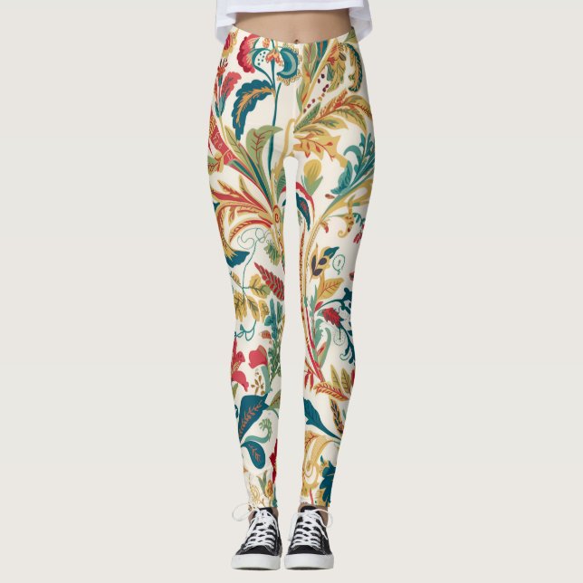 Onflora Floral Legging (Front)