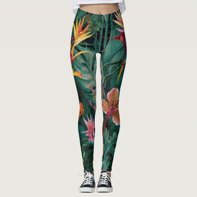 Onflora Floral Legging (Front)