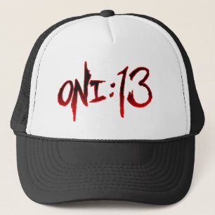Oni:13 Logo Trucker Hat (black)