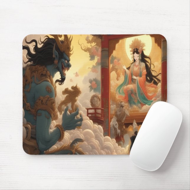 Oni Jinn Mouse Mat (With Mouse)