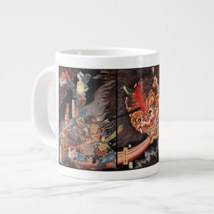 Oni King Shutendoji vs. Minamoto no Yorimitsu Large Coffee Mug