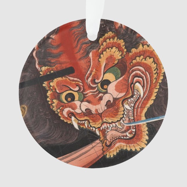 Oni King Shutendoji vs. Minamoto no Yorimitsu Ornament (Front)