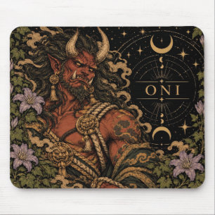 Oni, Starlit Tarot Art Mouse Mat