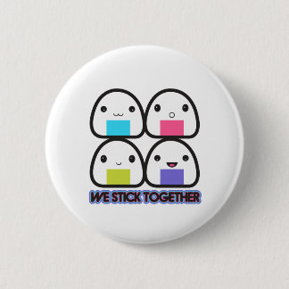 Onigiri Family 6 Cm Round Badge