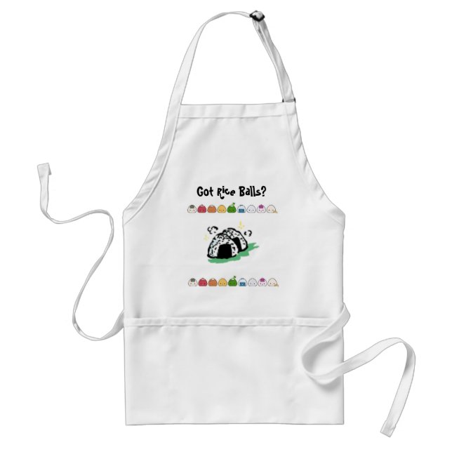 , onigiri,  Got Rice Balls? Standard Apron (Front)