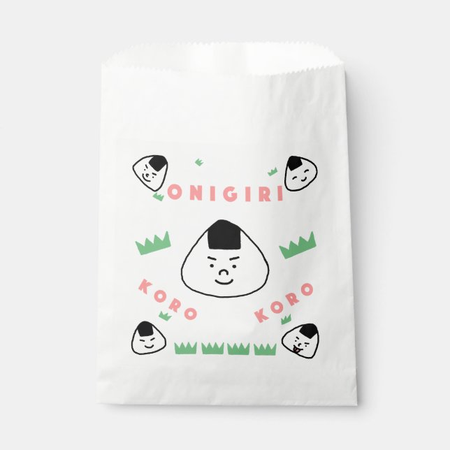 Onigiri Koro Koro (the Rolling Rice Balls) Favour Bags (Front)
