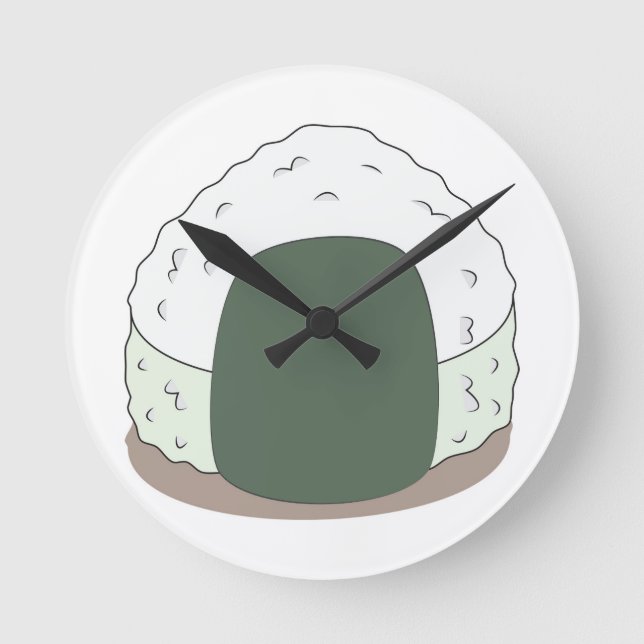 Onigiri Round Clock (Front)