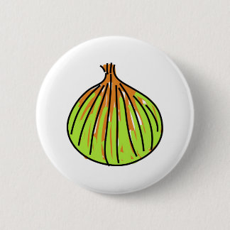 onion 6 cm round badge