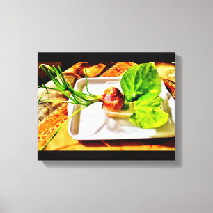 Onion Art Canvas Print