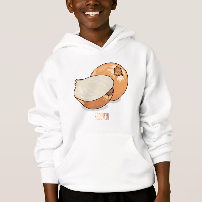 Onion cartoon illustration  (Front)