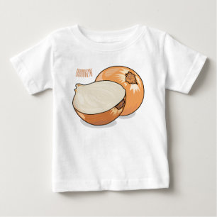 Onion cartoon illustration  baby T-Shirt