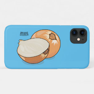 Onion cartoon illustration iPhone 11 case
