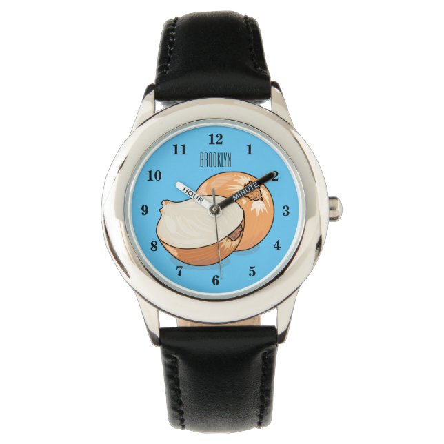 Onion cartoon illustration watch (Front)