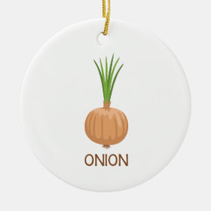 Onion Ceramic Tree Decoration