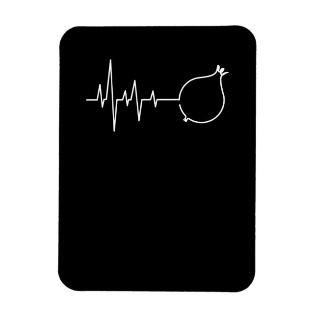 Onion Heartbeat Magnet (Vertical)