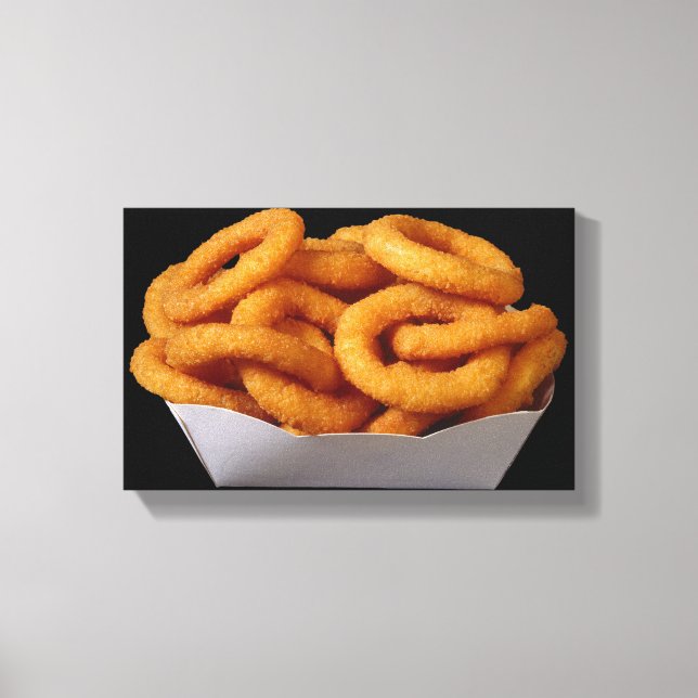 Onion Rings Canvas Print (Front)