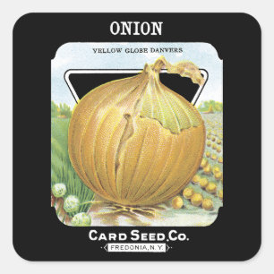 Onion Seed Packet Label