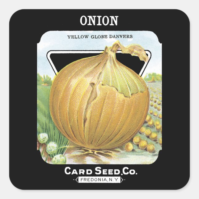 Onion Seed Packet Label (Front)