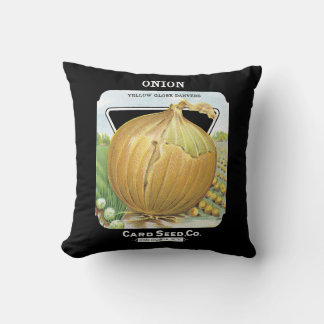Onion Seed Packet Label Cushion
