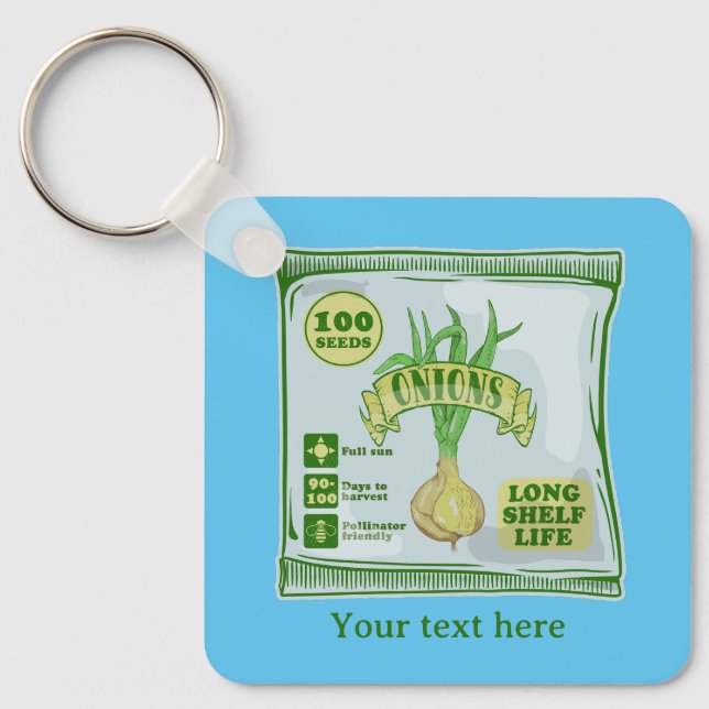 Onion Seeds Key Ring (Front)