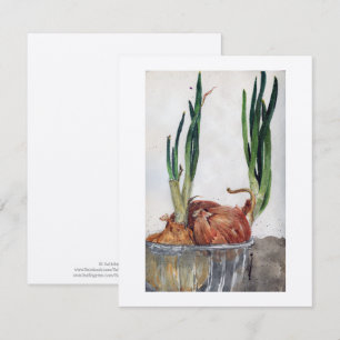 Onion Spring - Blank Card V1