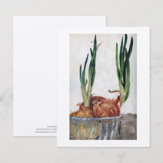 Onion Spring - Blank Card V1
