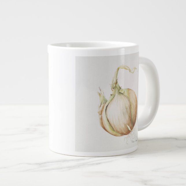 Onion Study 1993 Large Coffee Mug (Front Right)