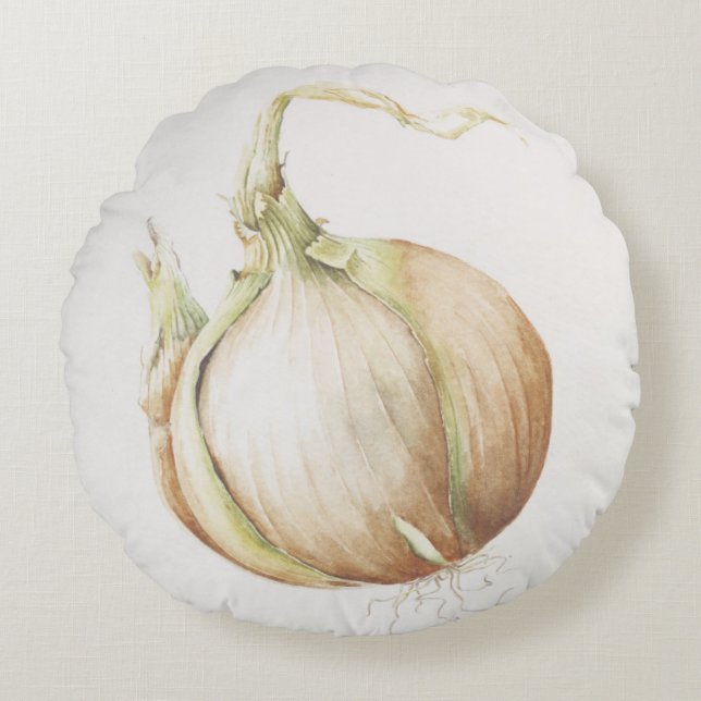 Onion Study 1993 Round Cushion (Front)